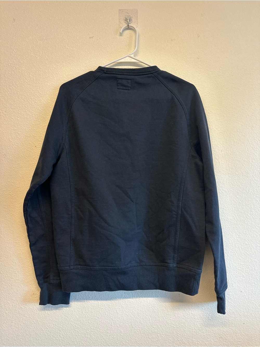 Champion Navy Crewneck Sweatshirt with Red & White Logo - Picture 3 of 3
